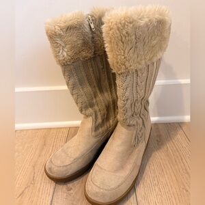 Jessica Tan Winter Boots with Faux Fur